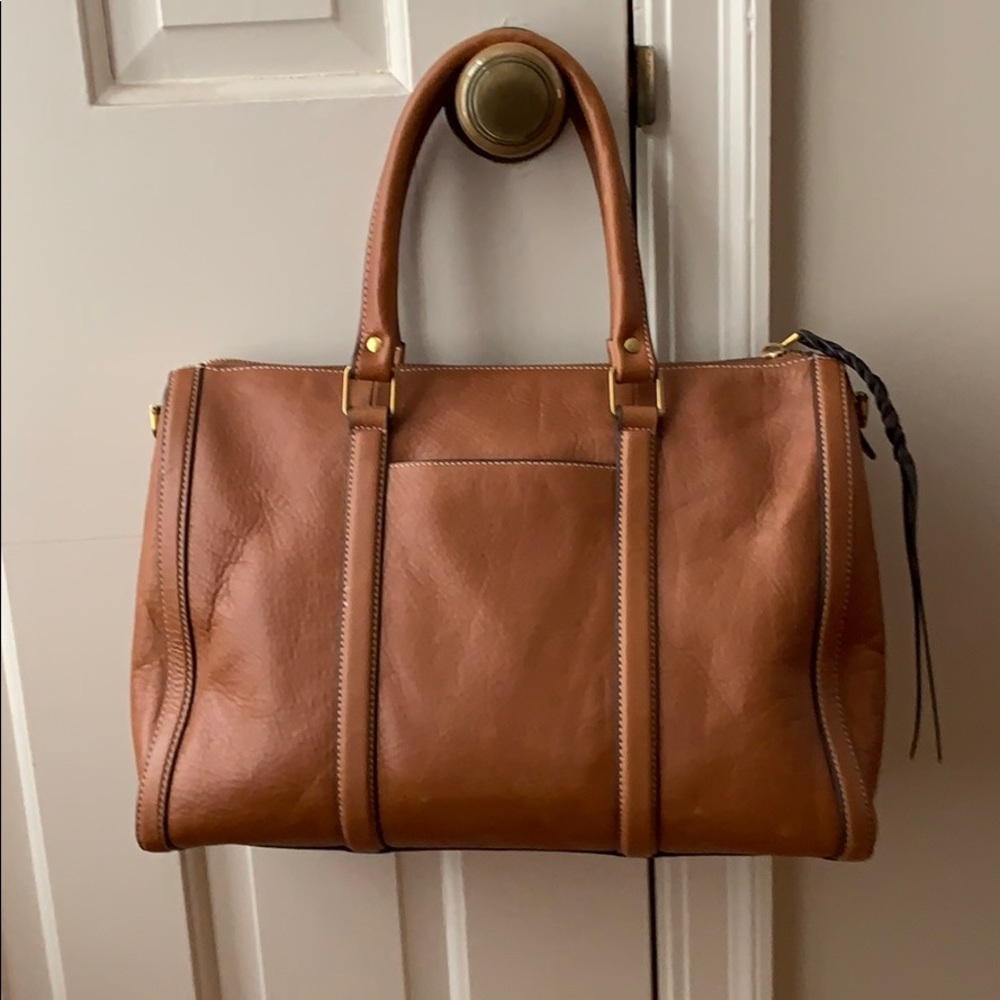 Fossil leather satchel